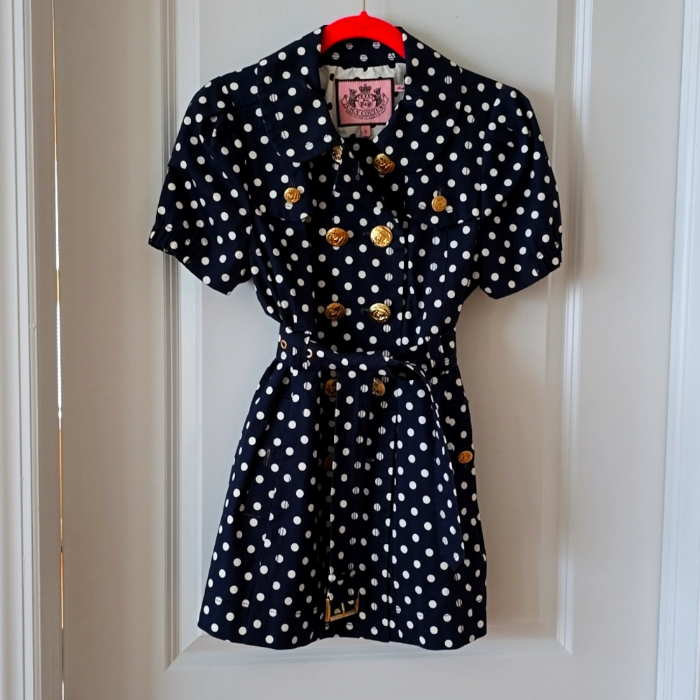 Juicy Couture Polka-dot Trench (RARE)